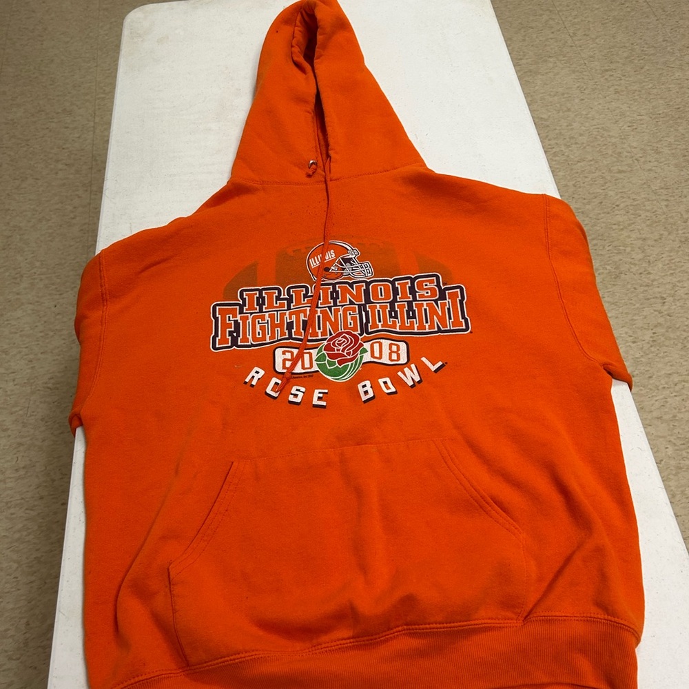 Jerzees Orange Illinois Fighting Illini Hoodie